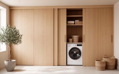 3 astuces pour cacher un lave-linge et transformer votre buanderie